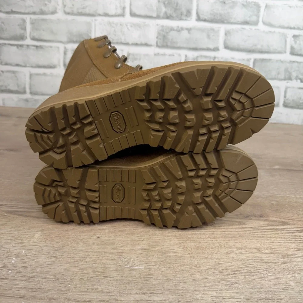 Bates Tactical Combat Boots Vibram Sole Tan Mens 4.5 W